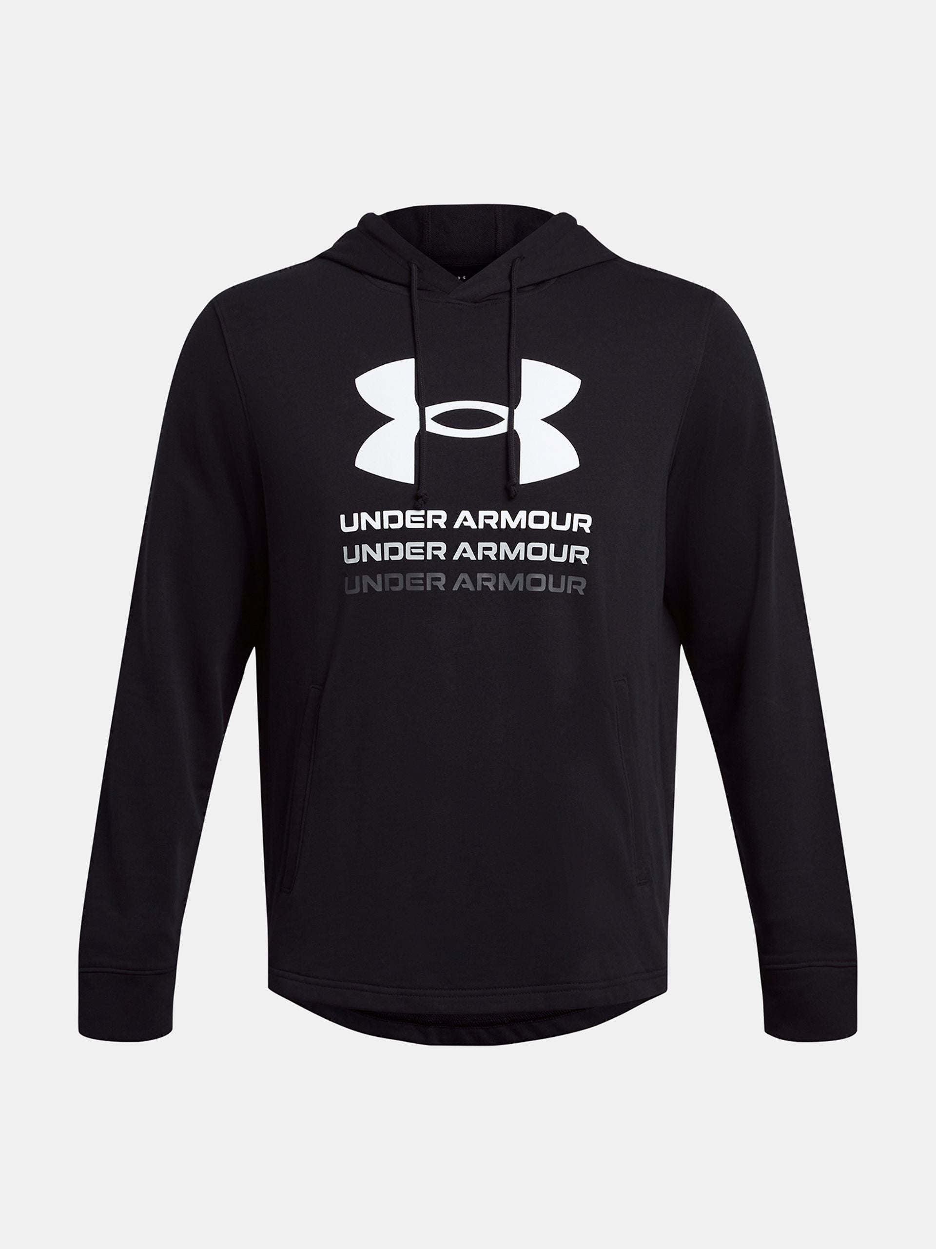 Under Armour pulóver fekete/ fehér
