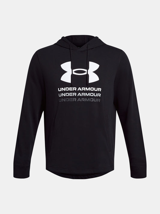 Under Armour pulóver fekete/ fehér