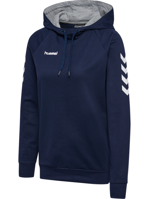 Hummel GO Cotton Logo Hoodie női kapucnis pulóver – Navy