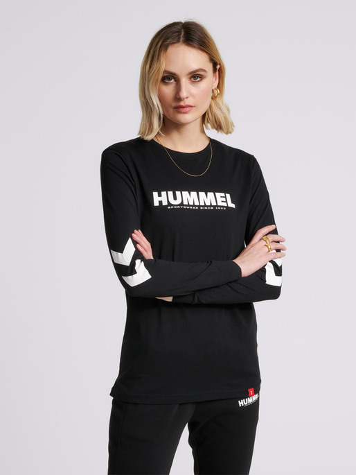 Hummel Legacy unisex hosszú ujjú póló – Fekete
