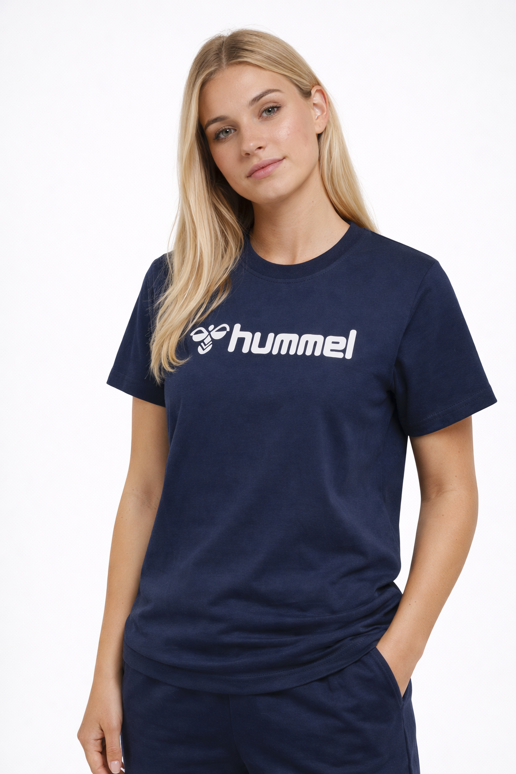 Hummel női póló – Navy